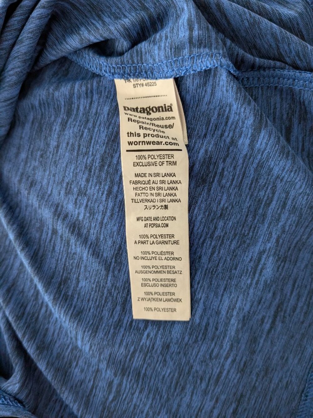 Patagonia women's Capilene Cool Daily shirt-sleeved shirt, size L - Picture 6 of 6